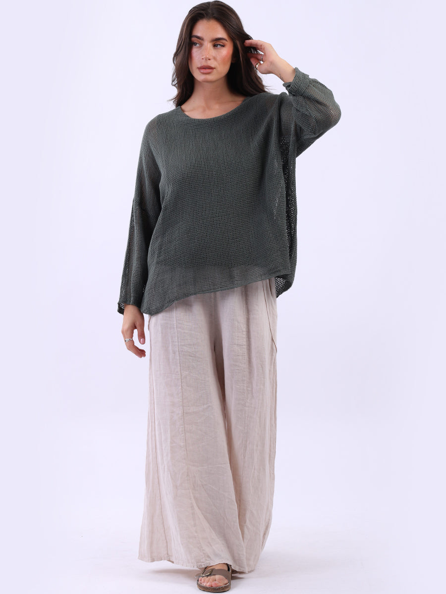 2 Layered Mesh Net Cotton Crop Top