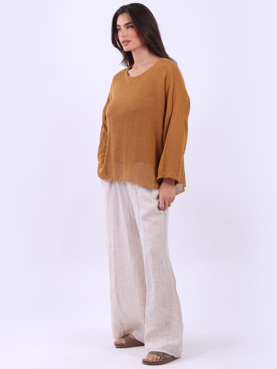 2 Layered Mesh Net Cotton Crop Top