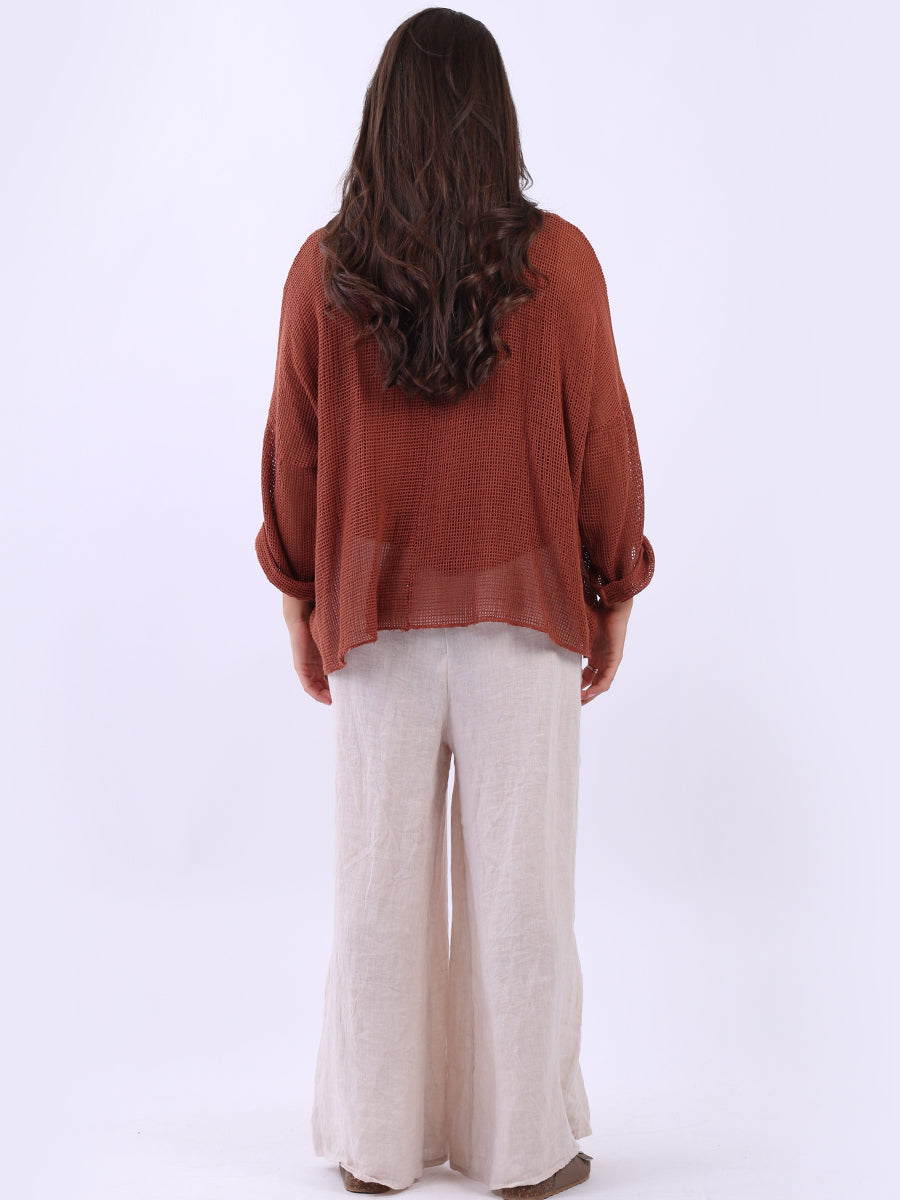 2 Layered Mesh Net Cotton Crop Top