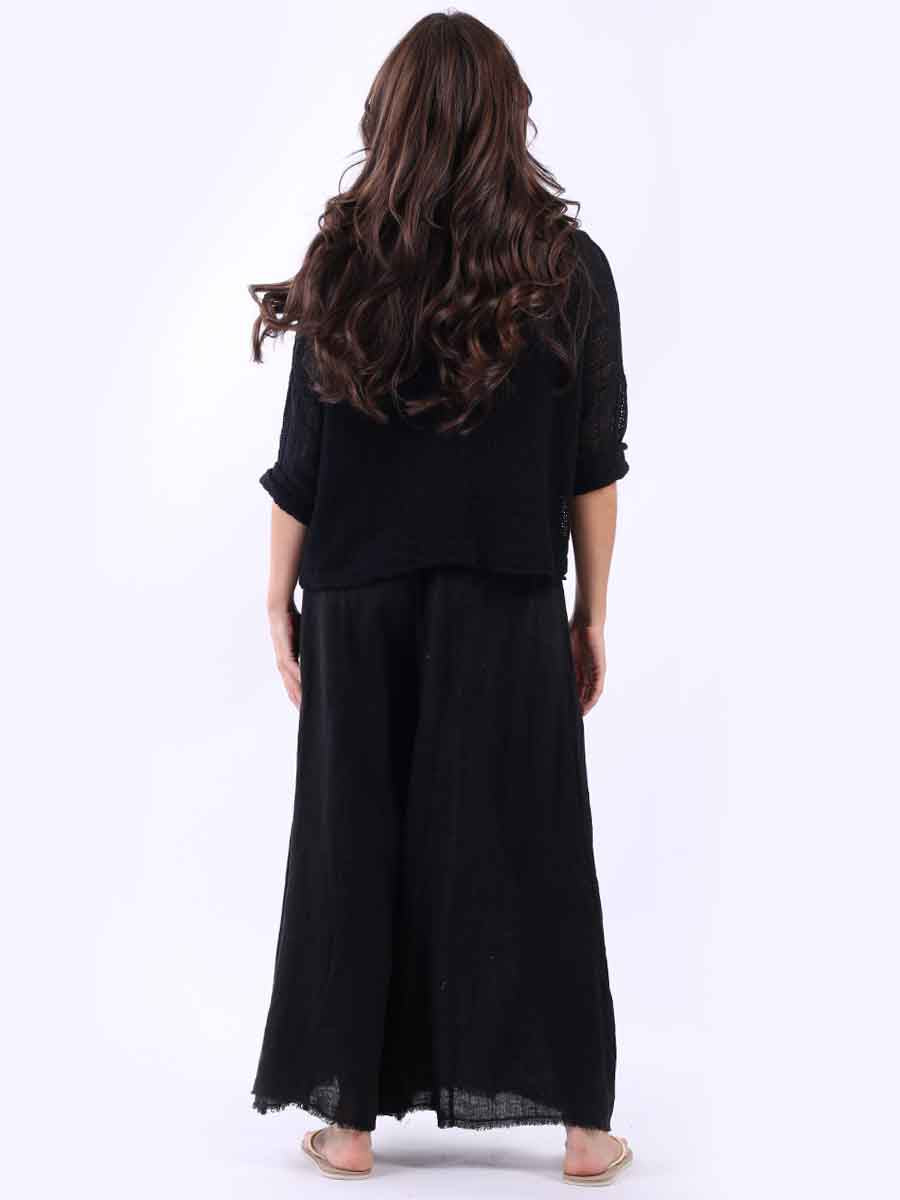 2 Layered Mesh Net Cotton Crop Top