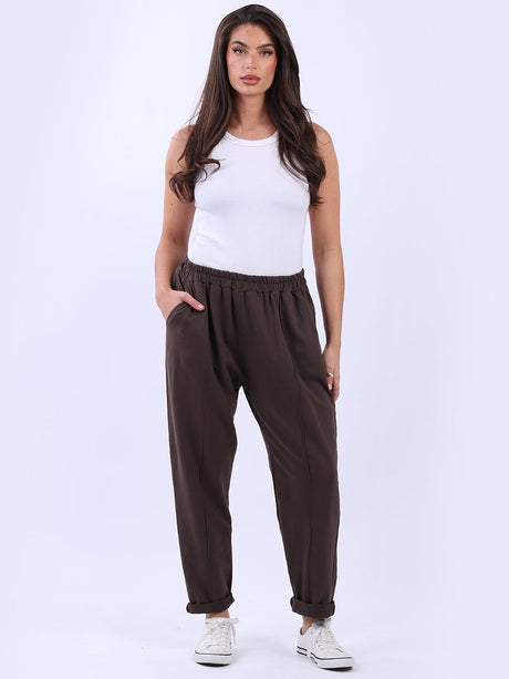 Cotton Sweat Pant Chocolate