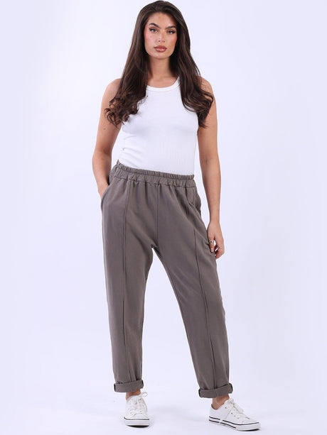 Cotton Sweat Pant Mocha