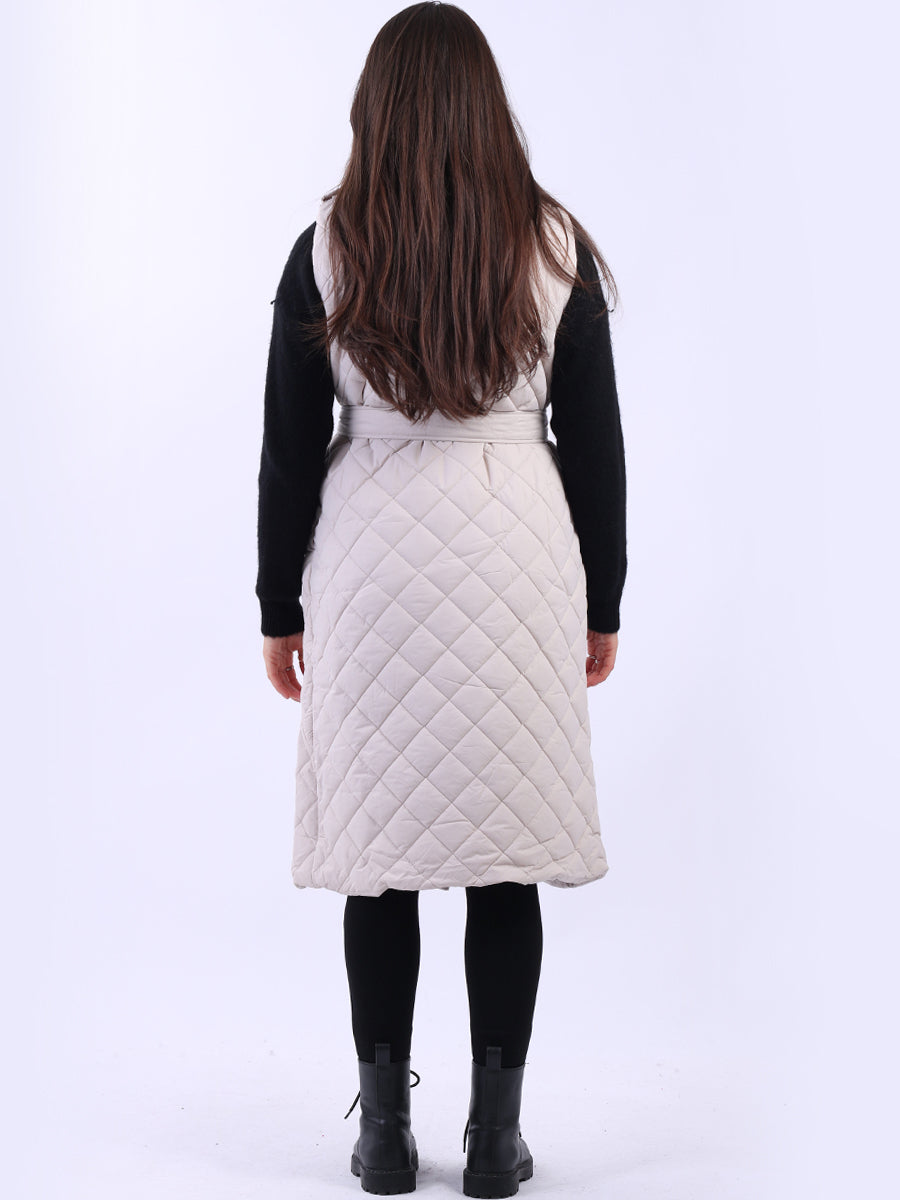 Oversized Sleeveless Puffer Jacket