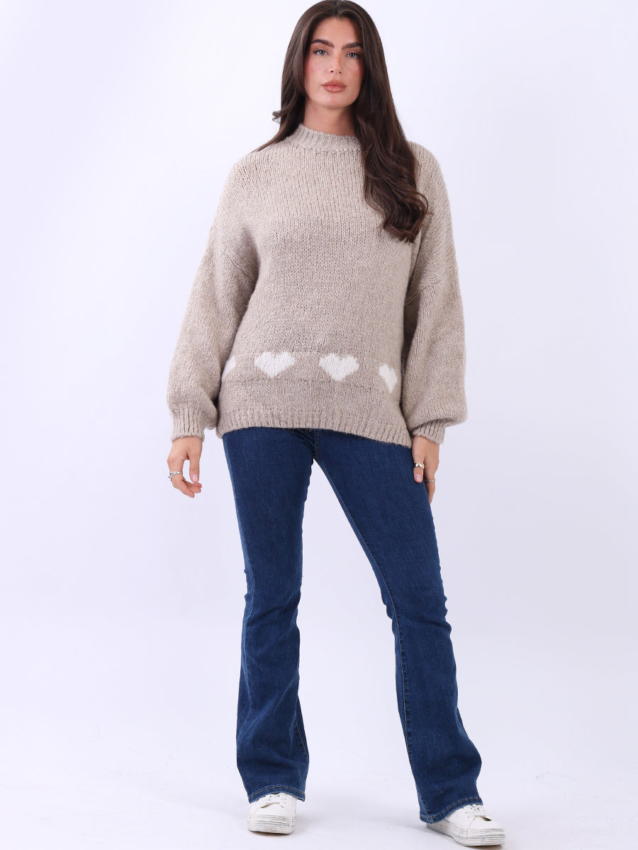 Baggy Woolen Jumper Mocha