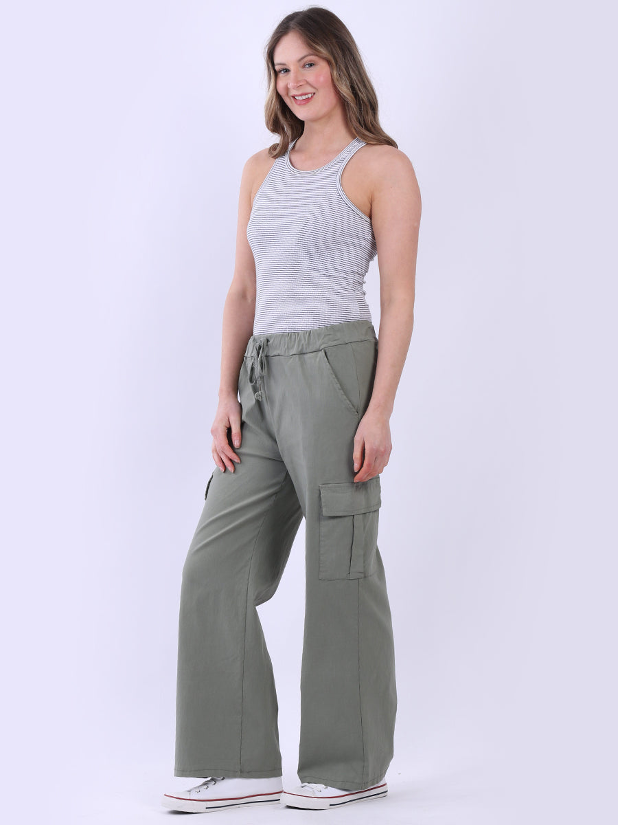 Women Solid Casual Magic Pant