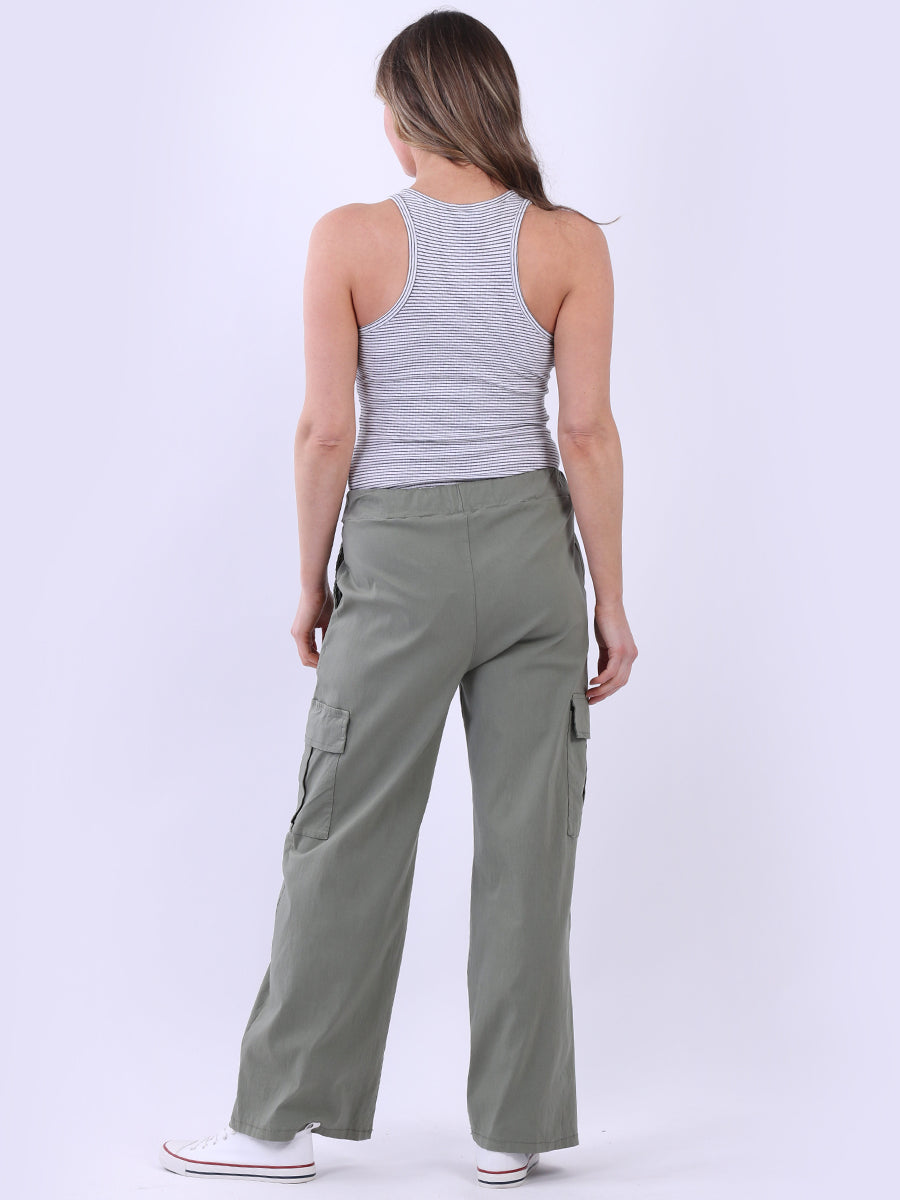 Women Solid Casual Magic Pant