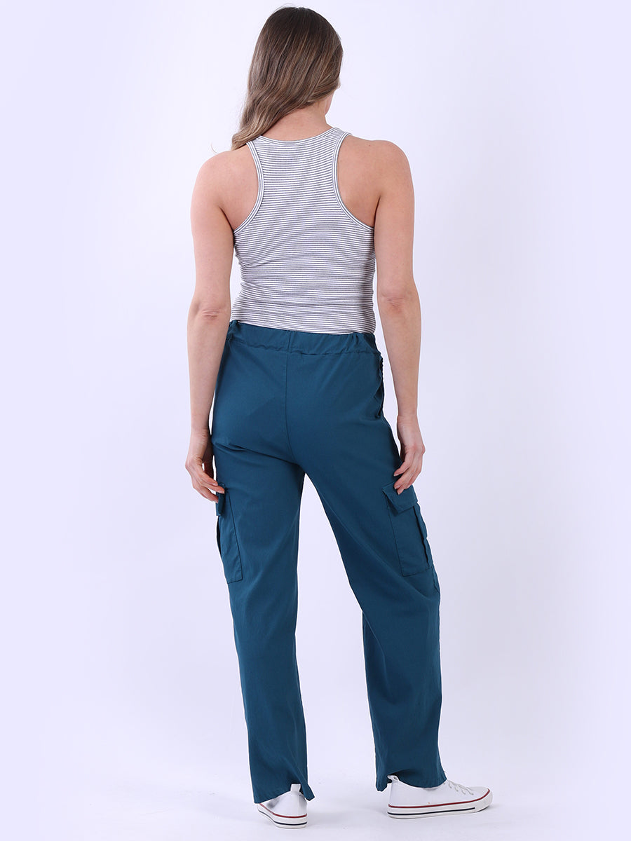 Women Solid Casual Magic Pant