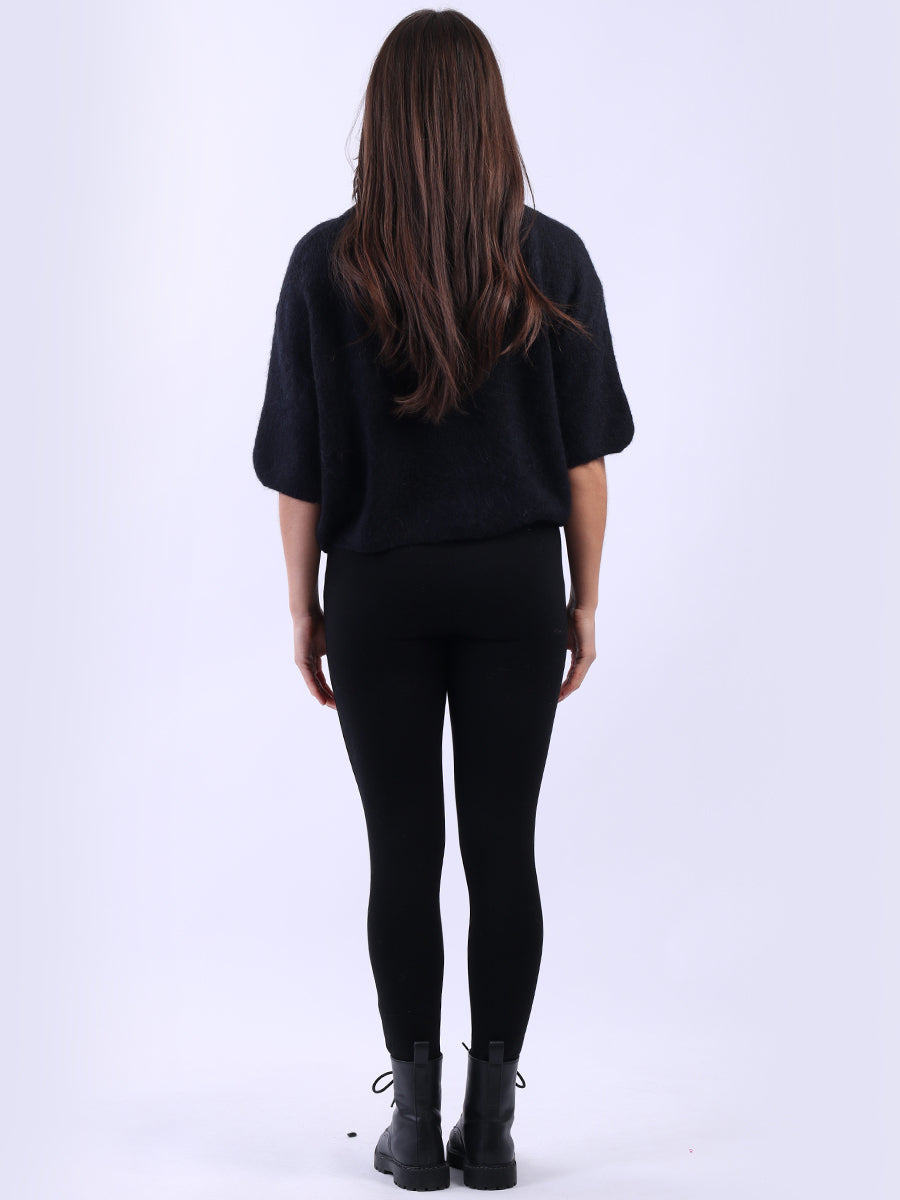 Cropped Baggy Knit Wooly Jumper