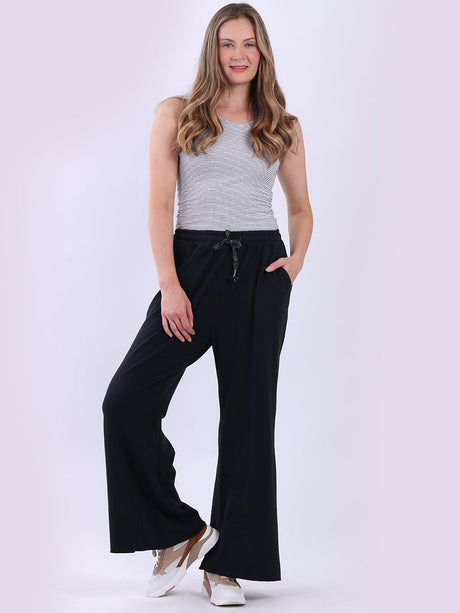 Ladies Cotton Trouser Black