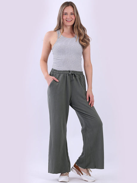 Ladies Cotton Trouser Khaki