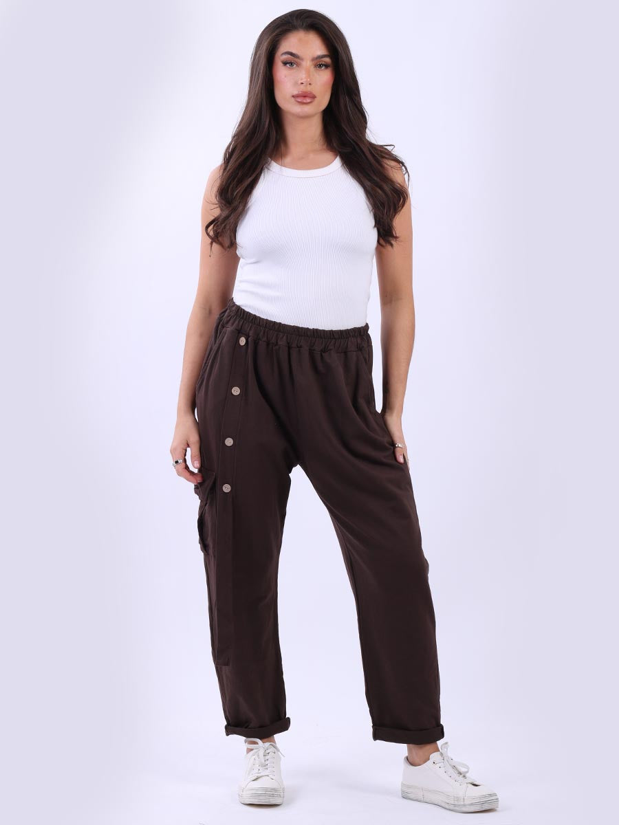 Cotton Relaxed Sweat Pant Chocolate