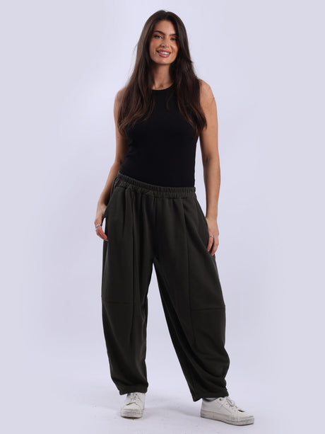 Relaxed Fit Cotton Trouser Khaki