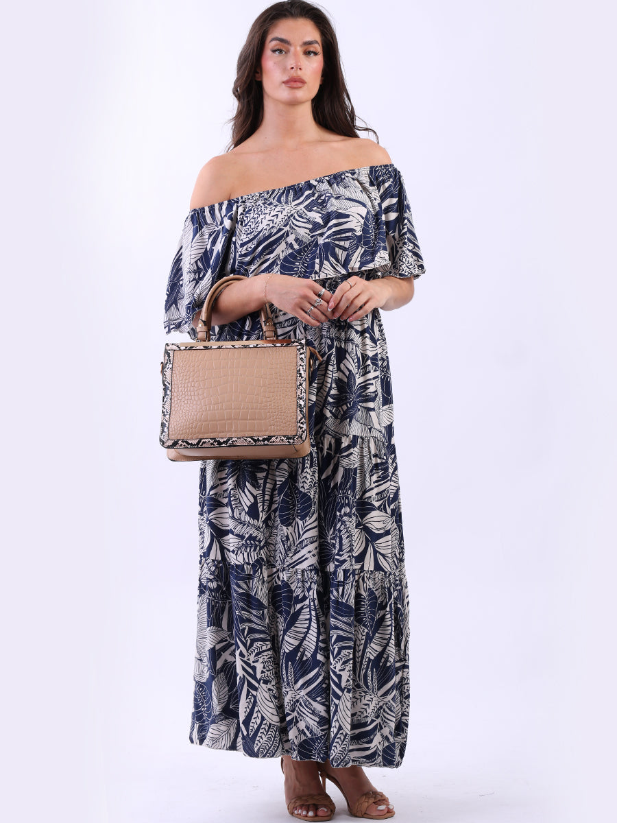 Formal Satchel Handbag Beige