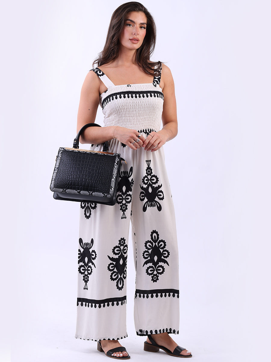 Formal Satchel Handbag Black