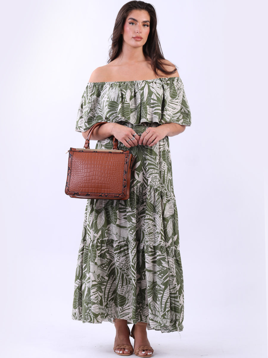 Formal Satchel Handbag Tan