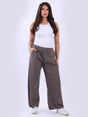 Cotton Corduroy Women Pant Mocha