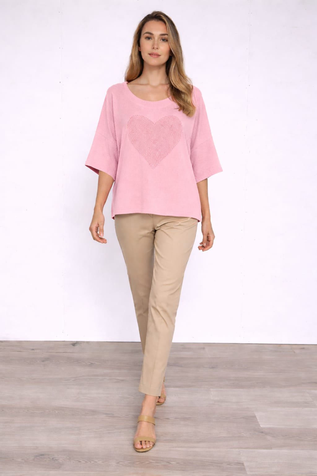 Cotton Crop Top Pink