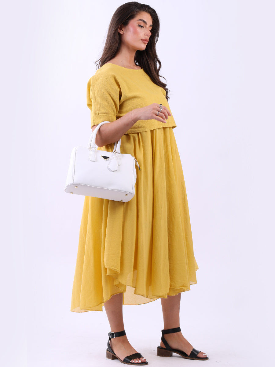 Ladies Plain Totebag White