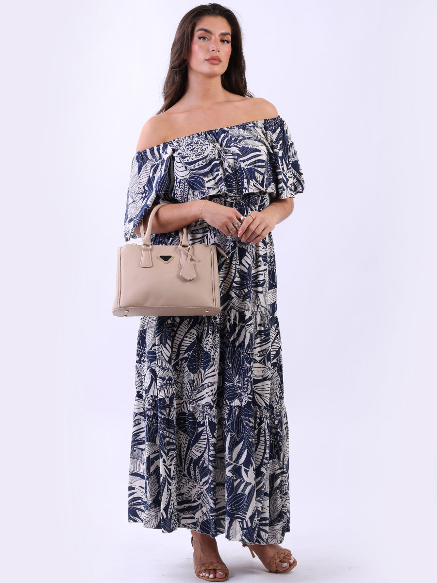 Ladies Plain Totebag Beige