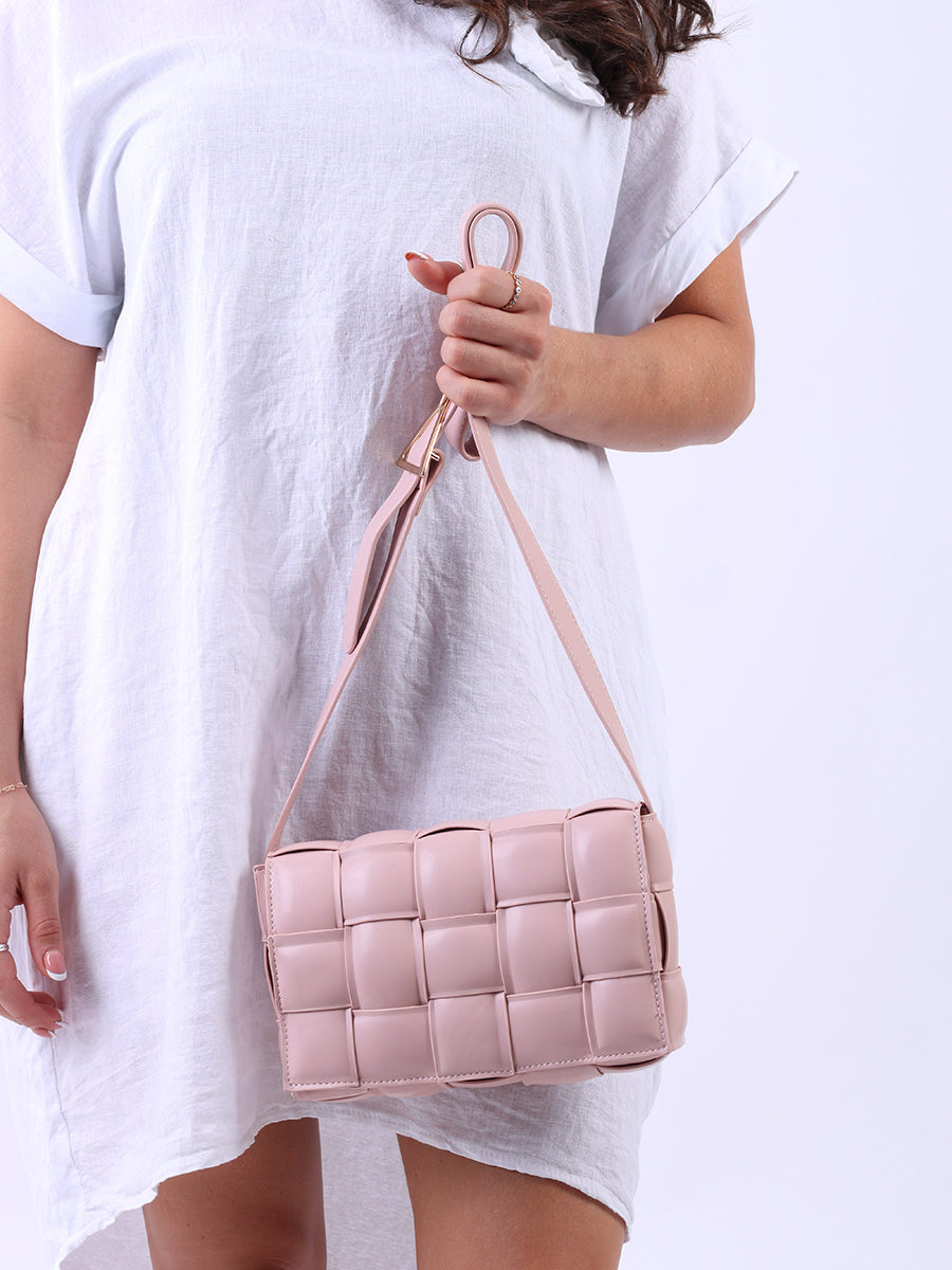 Padded Shoulder Bag Pink
