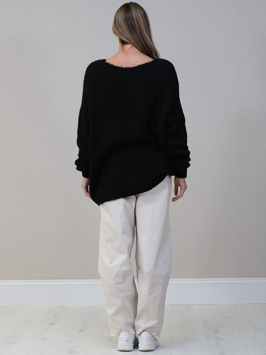 Wool Knitted Boxy Plus Size Jumper