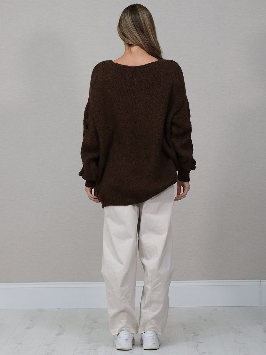 Wool Knitted Boxy Plus Size Jumper