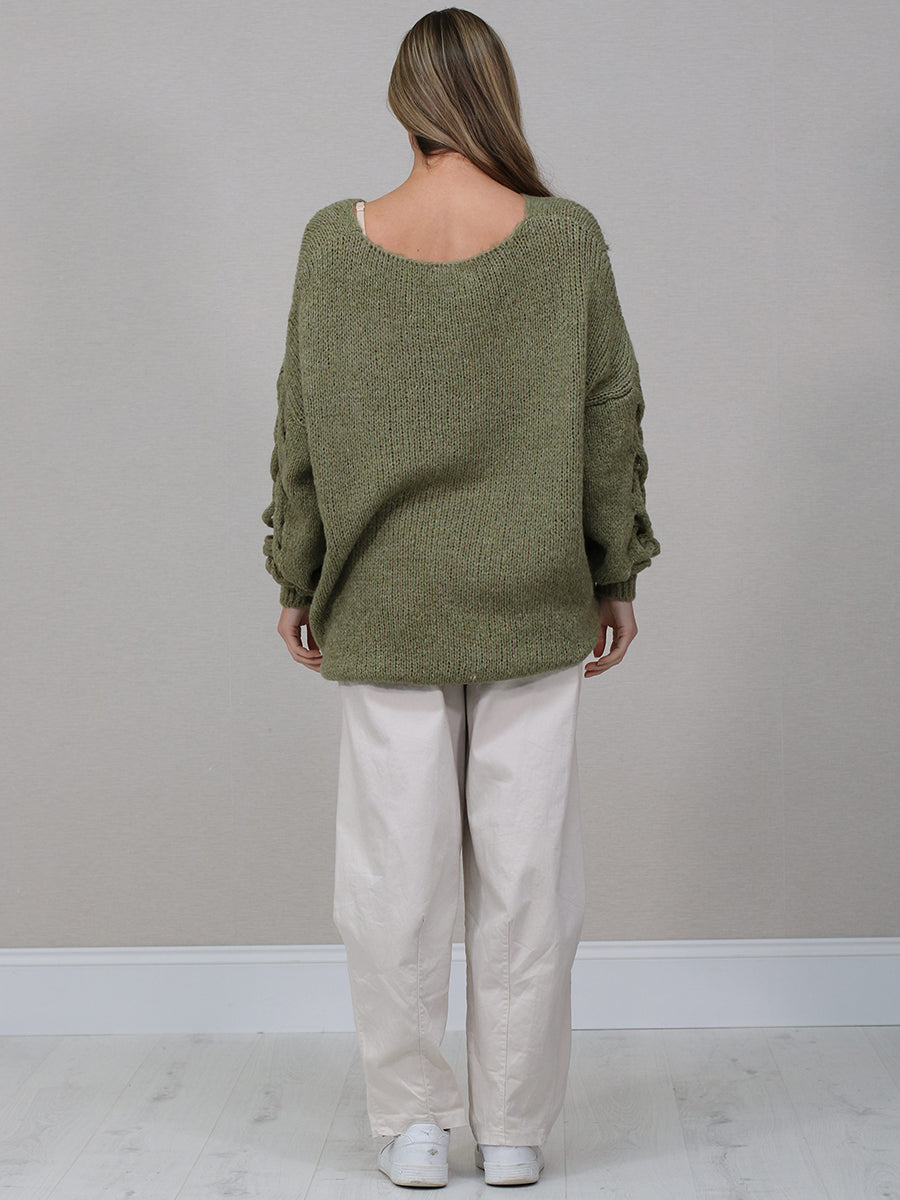 Wool Knitted Boxy Plus Size Jumper