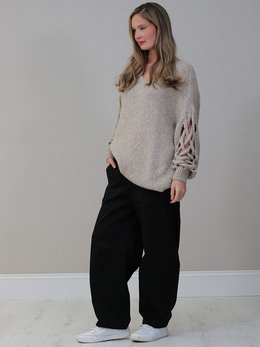 Wool Knitted Boxy Plus Size Jumper
