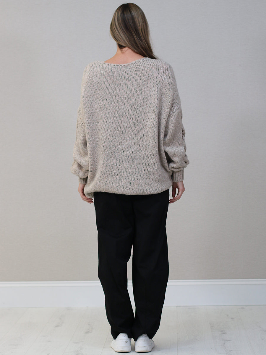 Wool Knitted Boxy Plus Size Jumper