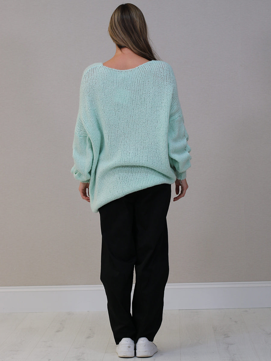 Wool Knitted Boxy Plus Size Jumper