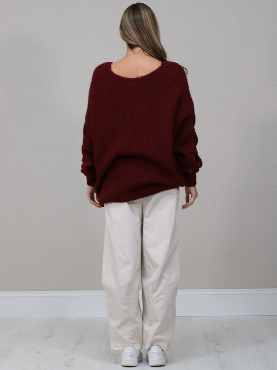 Wool Knitted Boxy Plus Size Jumper