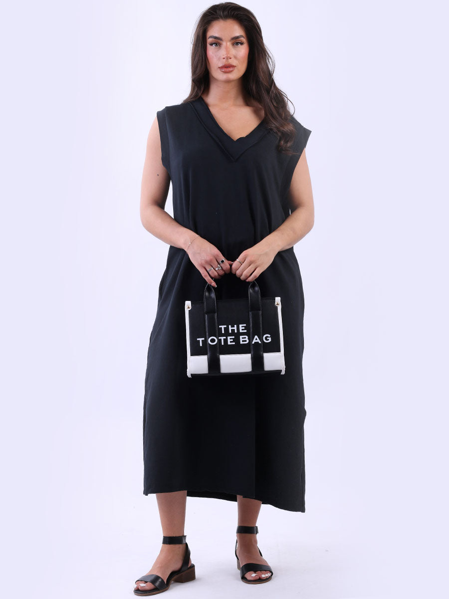 Women Color Block Bag White