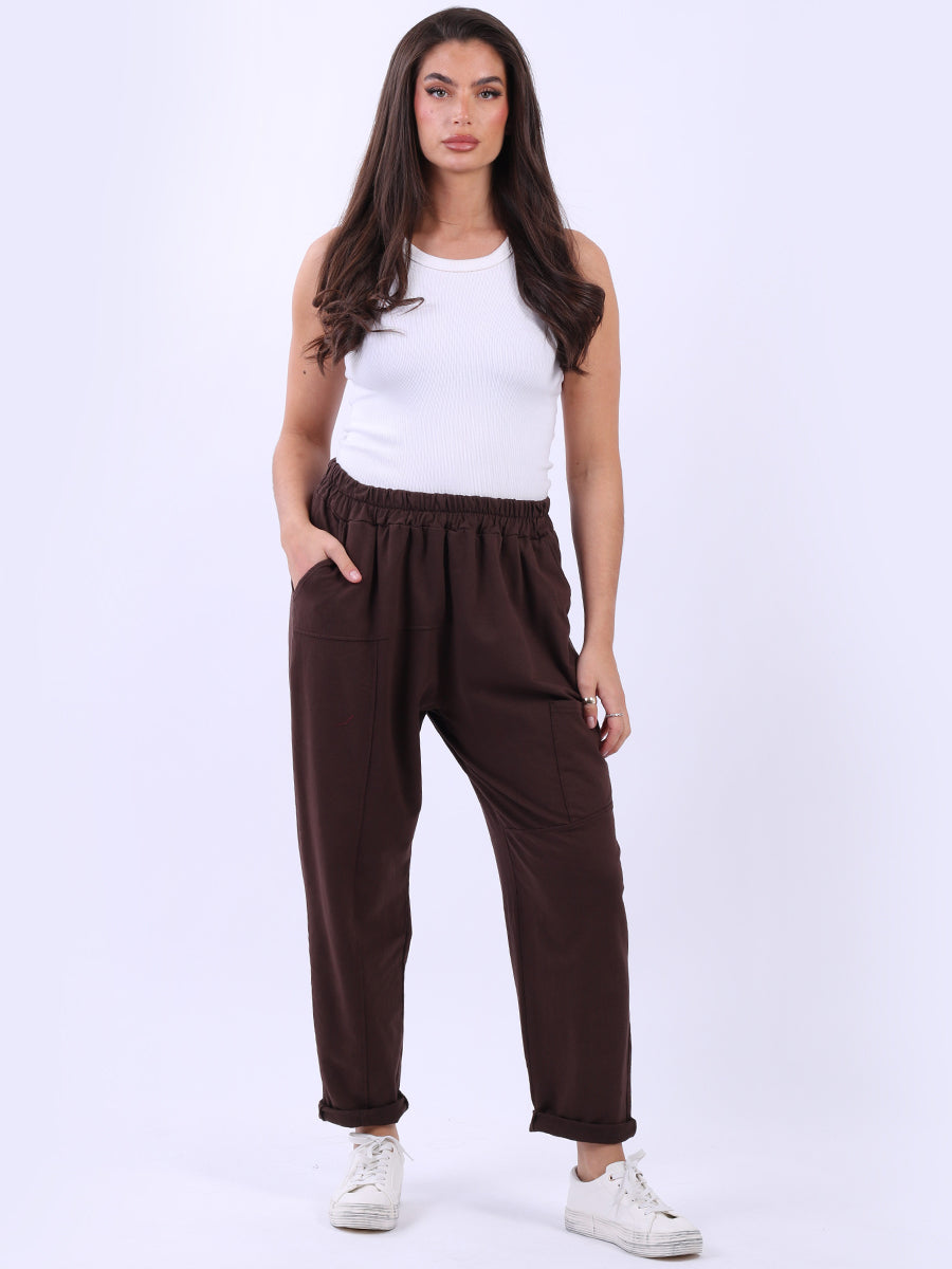 Cotton Sweat Pant Chocolate