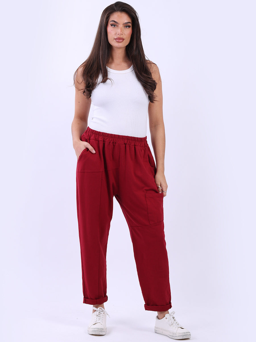 Cotton Sweat Pant Wine