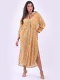 Floral Cotton Maxi Dress