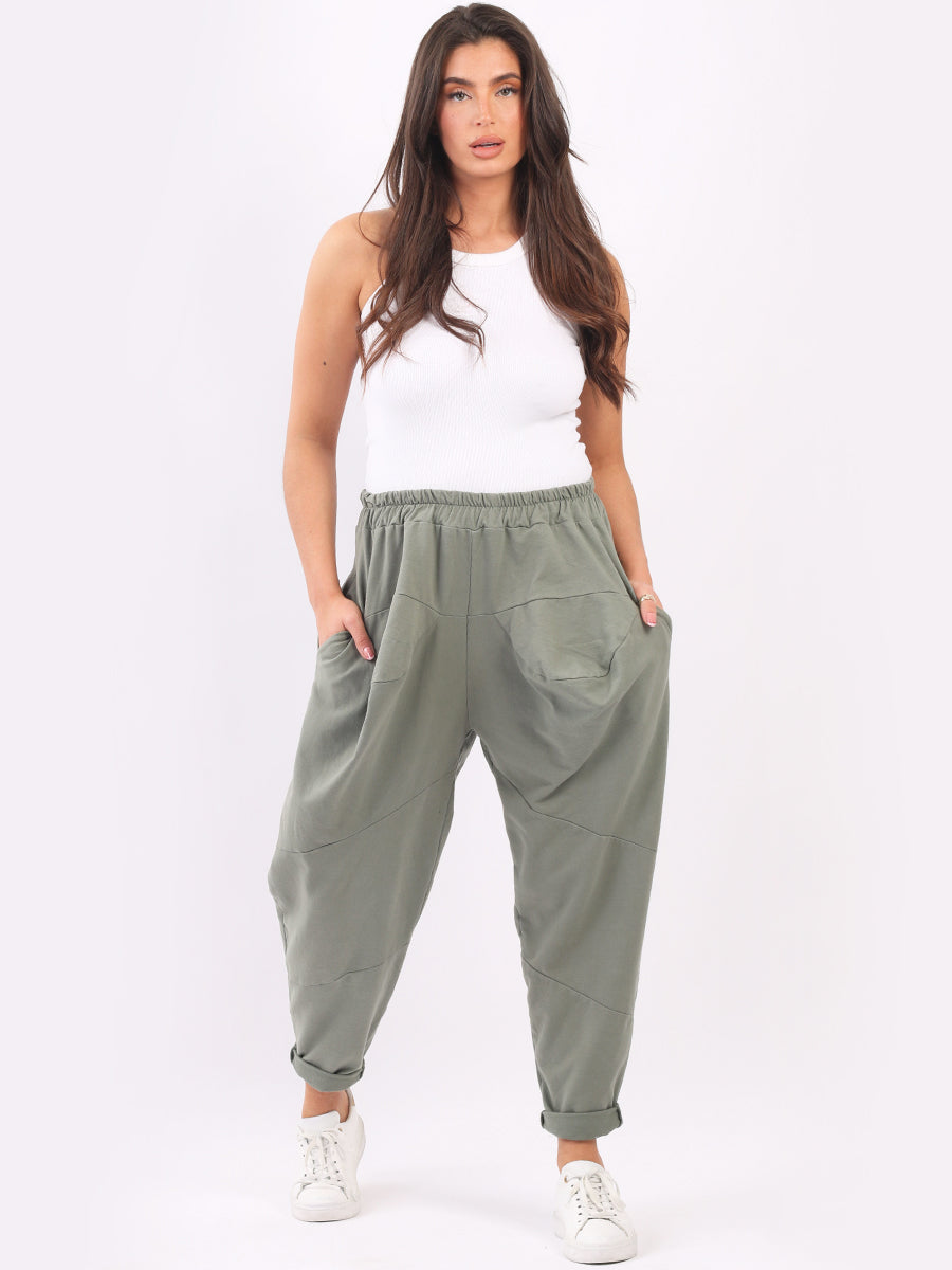Plain Ctton Trouser Khaki