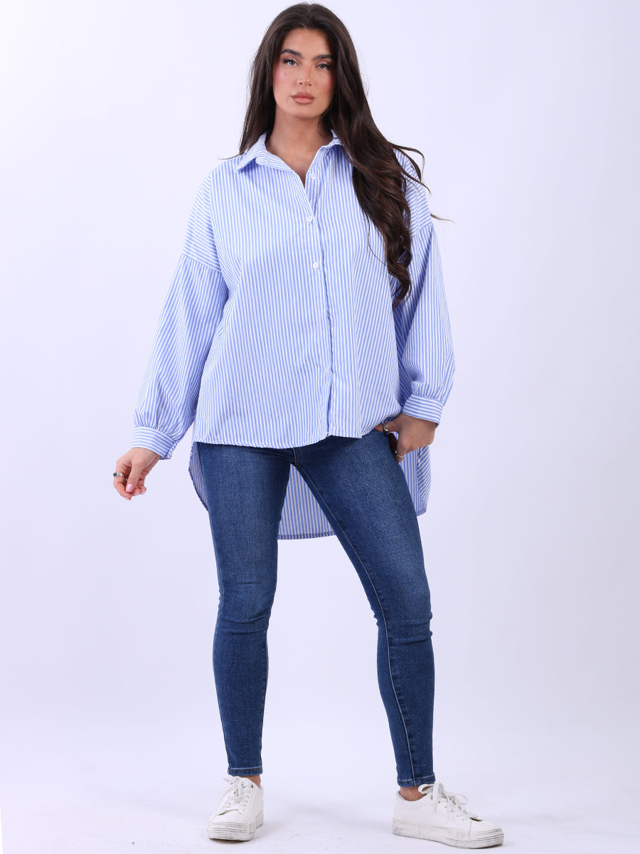 Ladies Cotton Shirt Denim