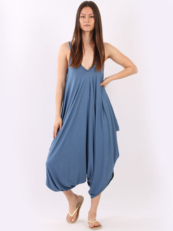 Women Cami Jumpsuit Denim