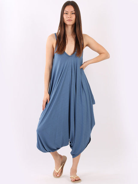Women Cami Jumpsuit Denim