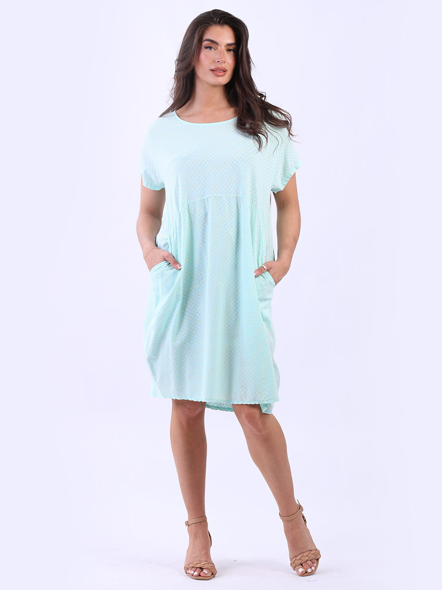 Ditsy Floral Midi Dress Tiffany