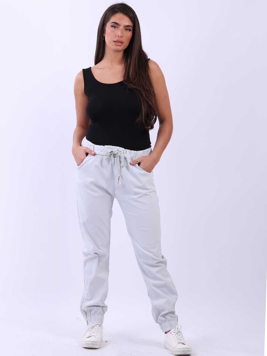 Plain Magic Pant Silver