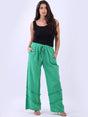 Linen Wide Leg Pant Gucci Green