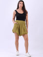 Linen Summer Short Olive