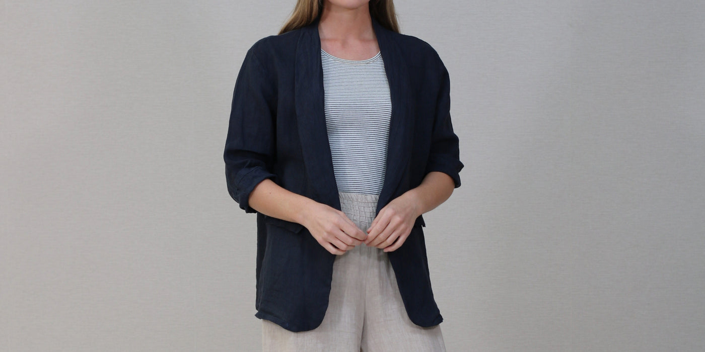 navy blazer