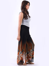 2 Layered Floral Silk Palazzo