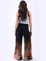 2 Layered Floral Silk Palazzo