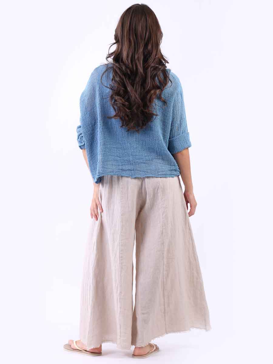 2 Layered Mesh Net Cotton Crop Top