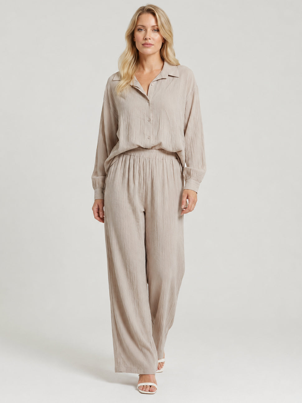 2 Piece Co-Ord Set Khaki