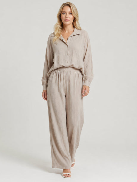 2 Piece Co-Ord Set Khaki
