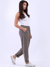 Plain Cotton Universal Fit Comfy Pant